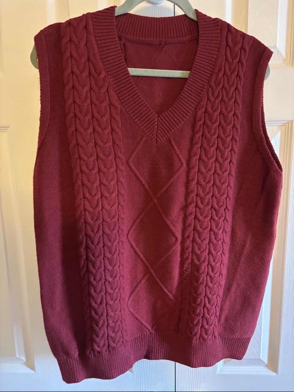 Burgundy Woman’s Sweater Vest